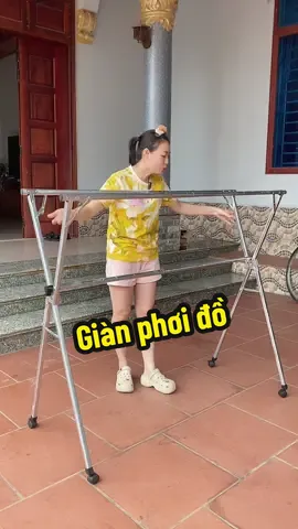 Giàn phơi quần áo,cây phơi quần áo gấp gọn bền lắm nha#giatreoquanao #gianphoiquanao #gianphoiquanaogapgon #xuhuong 