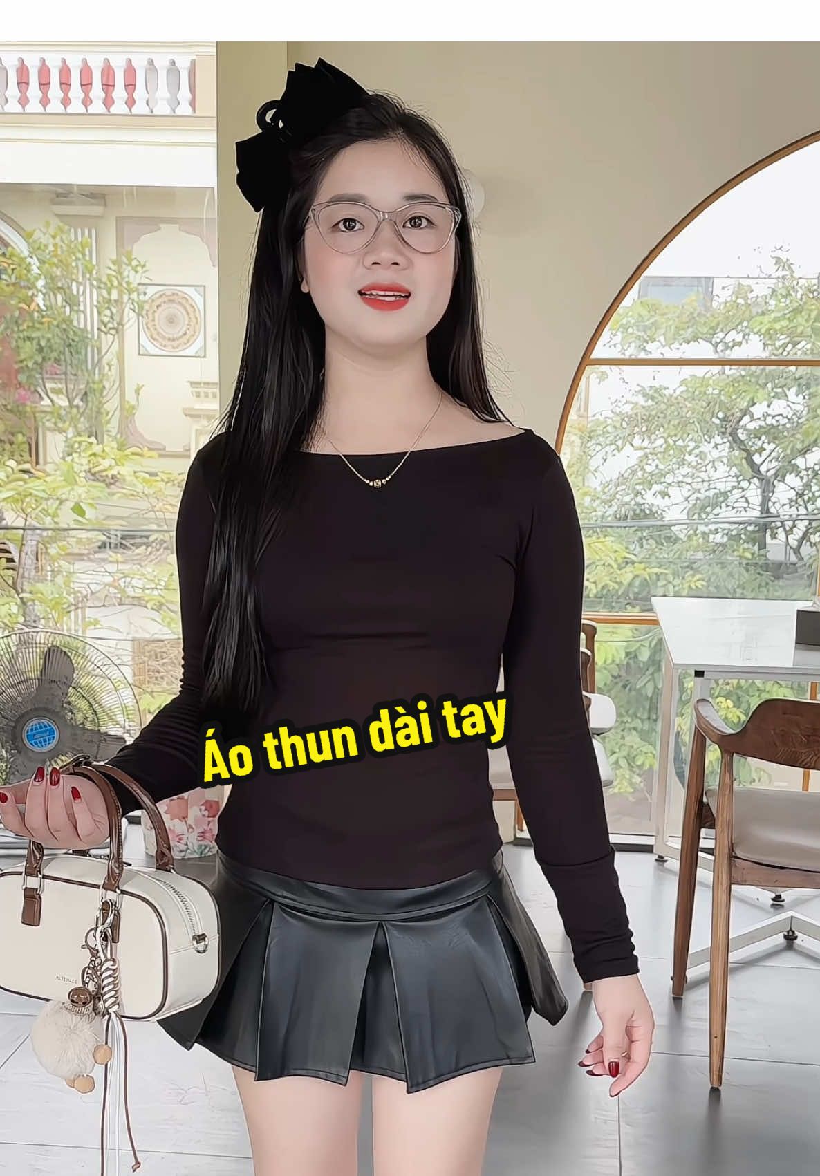 Áo thun nữ cotton cổ thuyền  #aonu #aothundaitay #review #huongmalum 
