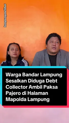 Warga Bandar Lampung sesalkan Debt Collector diduga ambil mobil Pajero hitam dari dalam halaman Mapolda Lampung #lampungmelihat #fypviralシ #pajero #debtcollector #bandarlampung 