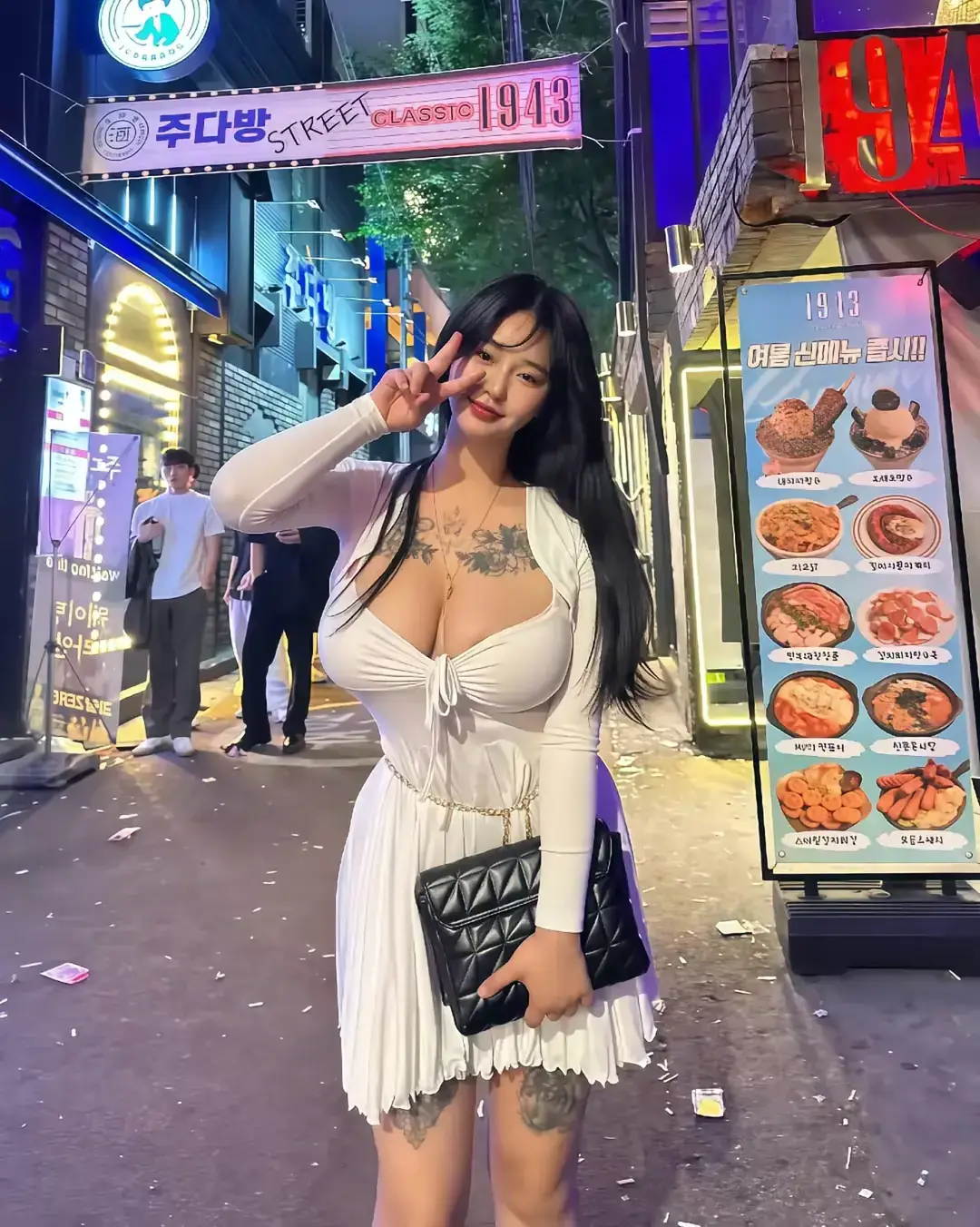 white dress🤍
