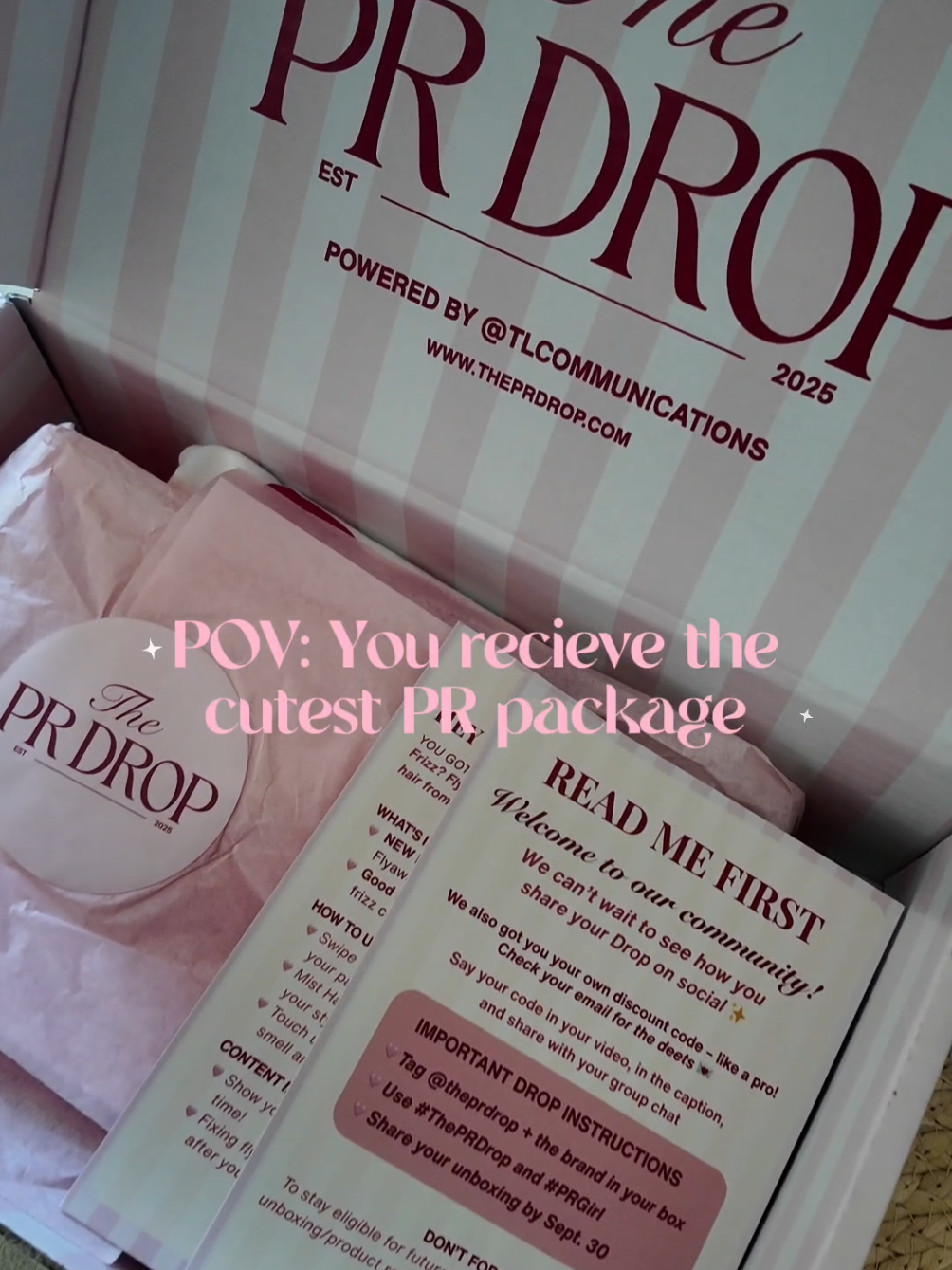 Cutesy PR package from @The PR Drop 🎀🩷🌷 Use my code TPRDBrianahi for 15% off at IGKHair.com @IGK Hair  #ThePRDrop #PRGirl #igkhair #igkhairproducts   