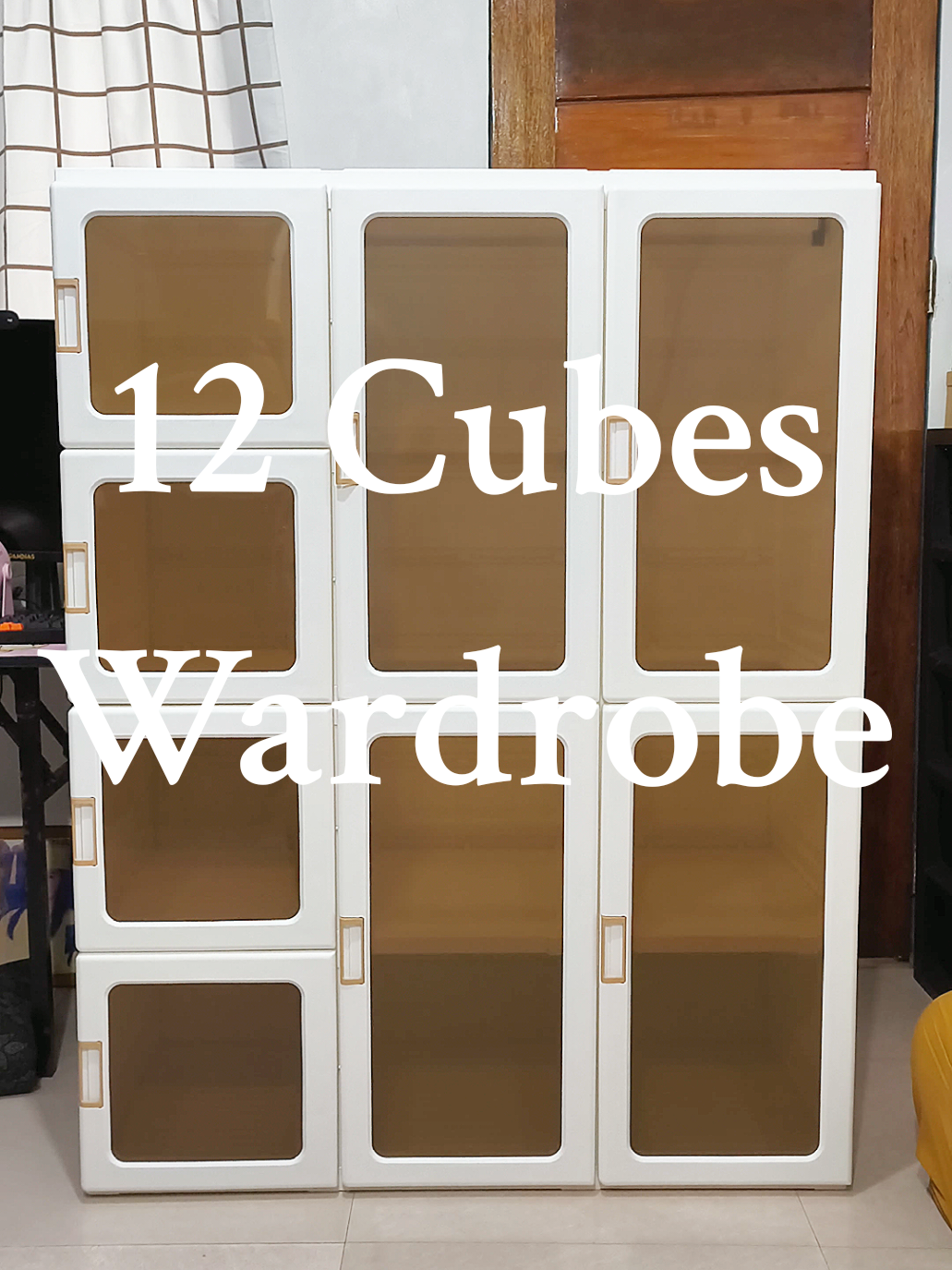 My bago nanaman tayong damitan. ☺️ Ito yung Foldable 12cubes wardrobe closet ni Antbox. ☺️ #antbox #antboxwardrobe 