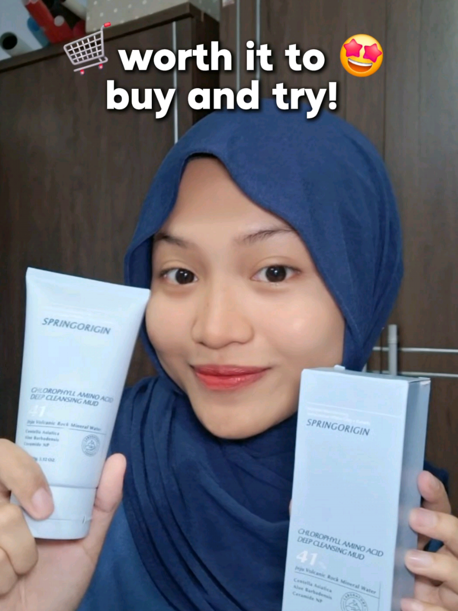 ASLIII! wajah jadi bikin halus, sehat, dan cerah abis pakai face wash 2 in 1 Springorigin 😻🫵🏻 #facialwash #SkincareKorea #SpringOrigin 