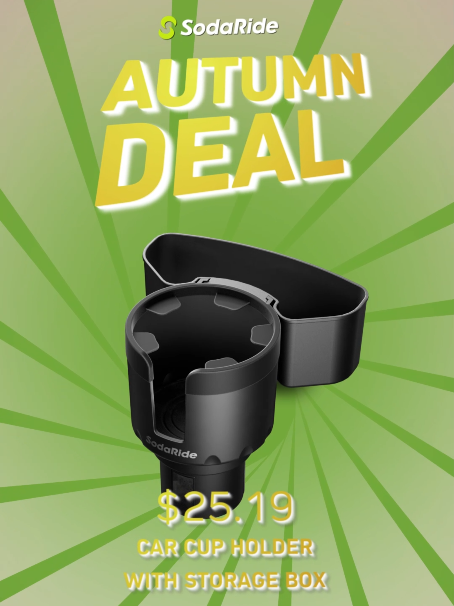 🍂Let autumn fit right into your car🚗! #sodaride #carcupholders #cupholder #cupholderexpander #carorganization #caraccessories #automotive #amazonfinds #amazondeals #primeday #primebigdealdays