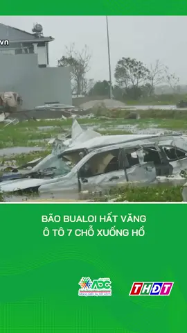 Bão Bualoi hất văng ô tô 7 chỗ xuống hồ, nhiều xe bị mái tôn đè biến dạng #thdt #dongthap #dongthaptv #tiktokthdt #mcv #truyenhinhdongthap #tiktoknews