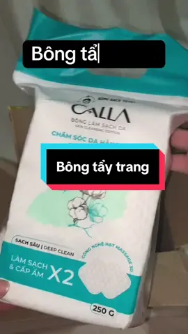Bông Bạch Tuyết làm sạch da ✅✅ #skincleansingcotton #xuhuong #bongtaytrang #bongbachtuyet #calla 