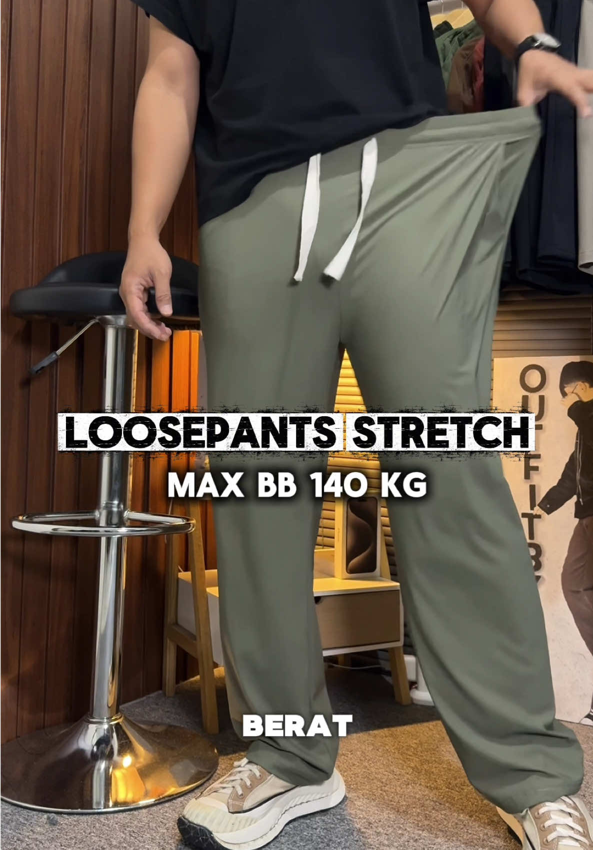 Celana panjang loosepants unisex #fyp #foryou #fypage 