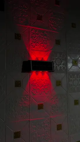 Solar wall lamp waterproof light #waterprooflight #solarlight #solaroutdoorlight #outdoorlight #fyp 