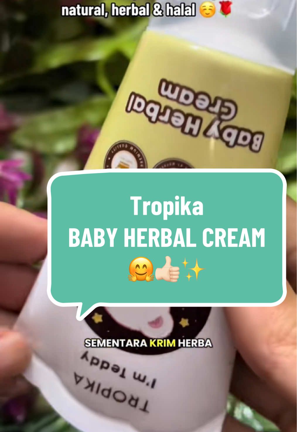 Replying to @Mawaddah Auliya Betul, baby herbal cream dari Tropika memang menjadi pilihan kebanyakan ibu 🤗 #babyherbalcream #babyherbalcreamtropika #krimperutkembung #krimbaby #krimkembungbayi 