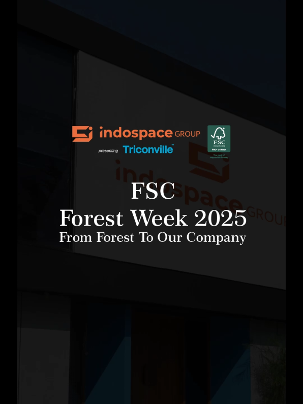🌍✨ Dukung produk berlabel FSC = dukung hutan lestari 🌳💚 Ini langkah kecil kami PT Triconville Indonesia - Indospace Group untuk bumi  melalui #ForestWeek @mkacademy2  #OurCompanyContribution #FSCxMKAcademy #LombaFotoMK #ForestHeroes 