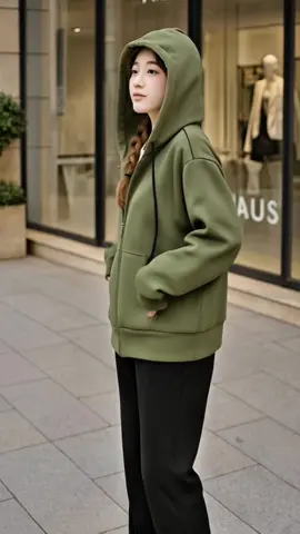 Áo khoác nỉ from rộng 4 túi  #aokhoacninu #thoitrangnu #changshopxinh66 