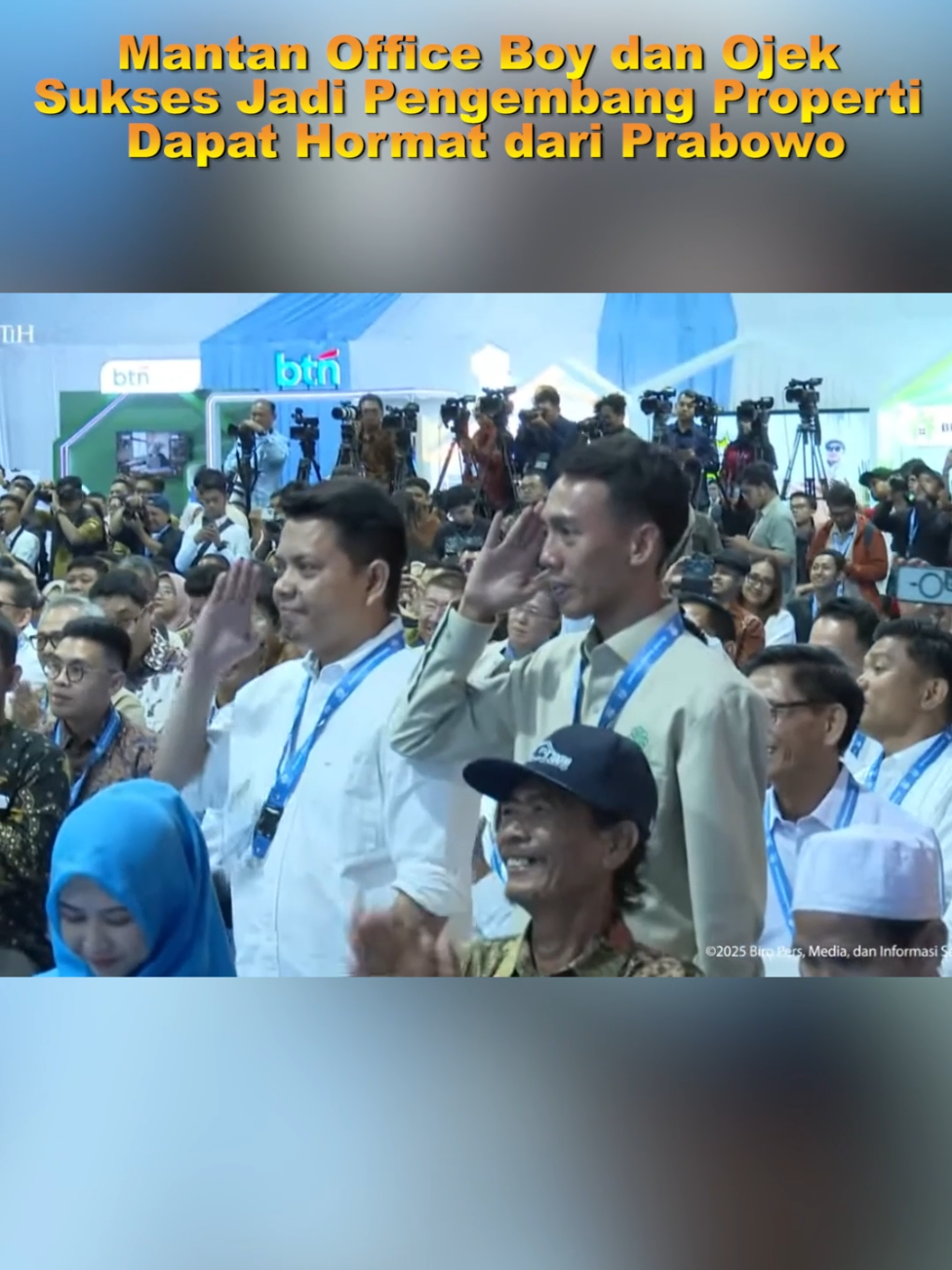 Presiden Prabowo Subianto memuji seorang mantan office boy (OB) bernama Angga berhasil jadi pengusaha properti berpenghasilan Rp 120 miliar setahun. 