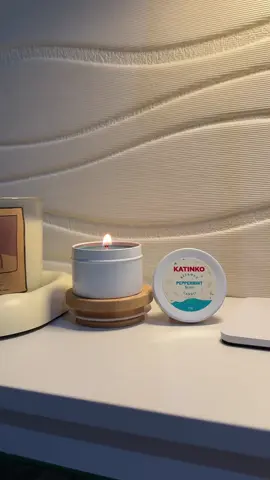 so this is love 💕 #katinko #peppermint #scentedcandle #beeswax #fyp