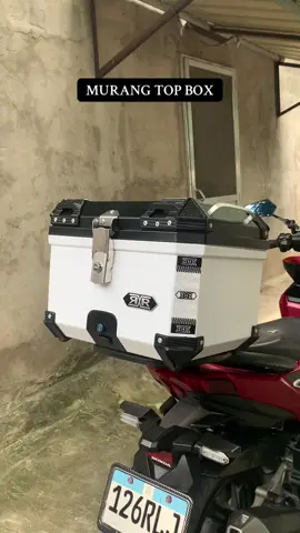 ANG POGI SA MOTOR KO BUMAGAY ANG TOP BOX NI RXR. #rxr #rxrtopbox #formotorcyclelovers #fyp #foryoupage 