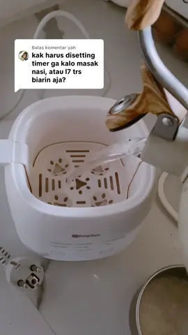 Membalas @yah langsung pencet L7 trus biarin aja kak, timer itu untuk penjadwalan ya.  #eggcooker #pengukustelur #simplus #perebustelur 