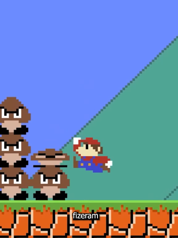 Sempre quando o Mario Pula mais jovem ele fica #paravoce #curiosidades #bizarro #games #jogos #nintendo #mario