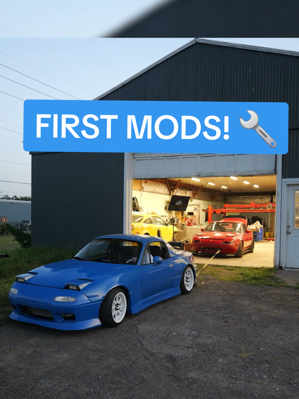First mods to my new drift car #miata #cars #cartok #mechanic #turbo 