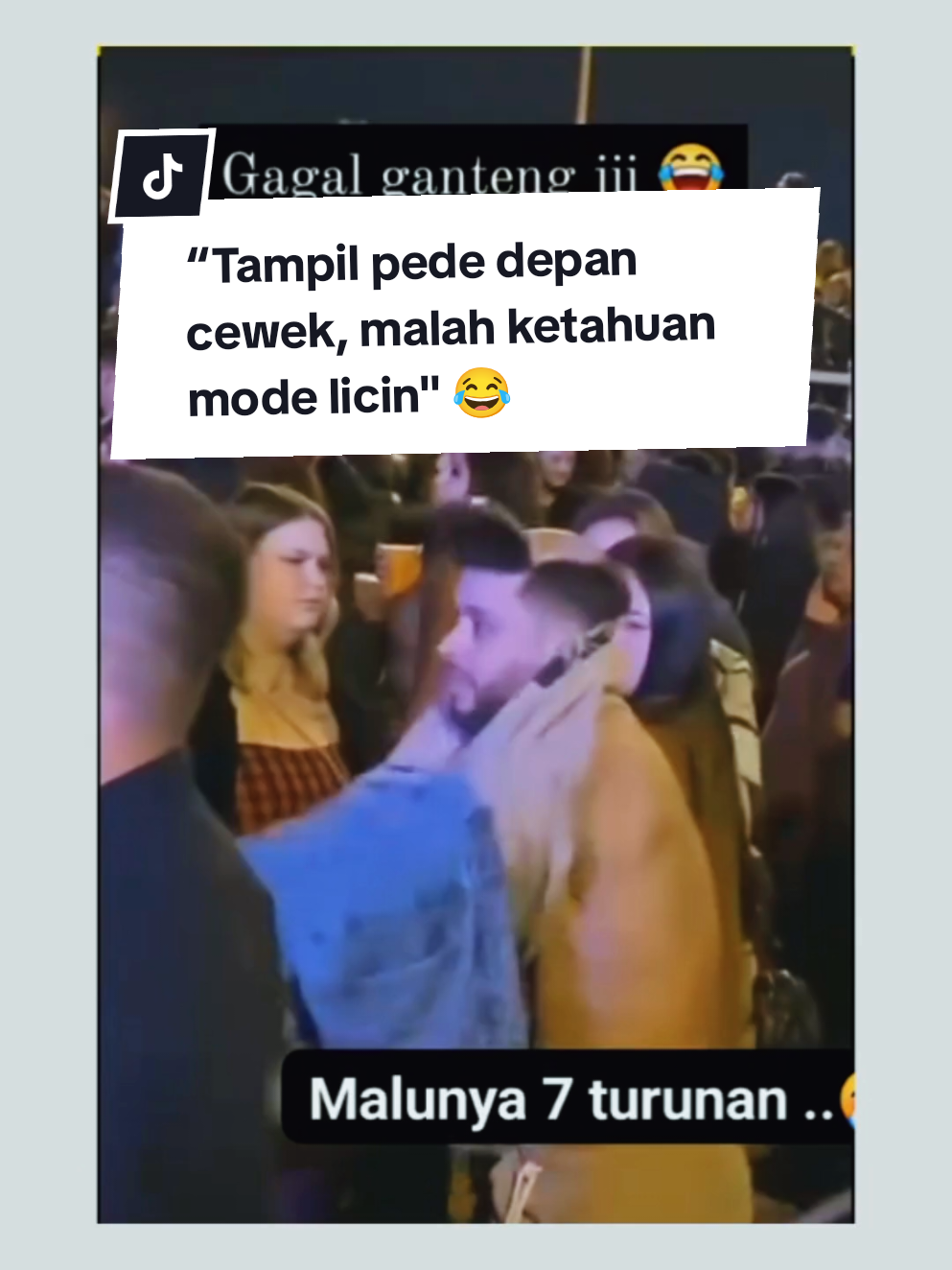 “Niat tampil ganteng, endingnya gagal ganteng 🤣🧑‍🦲