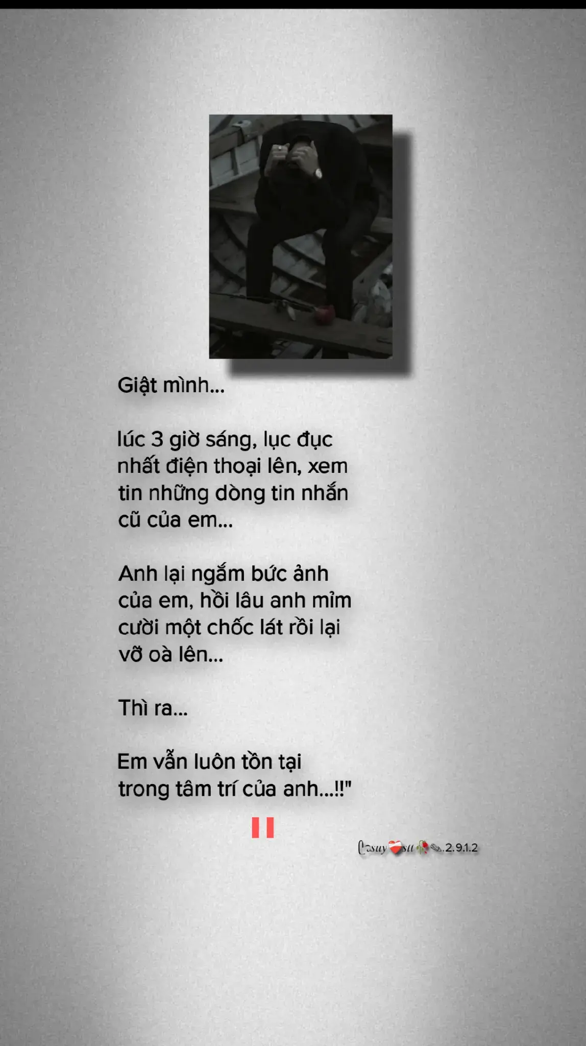 trong tâm trí của anh, em vẫn luôn tồn tại. #tamtrang #tinhyeu #story 