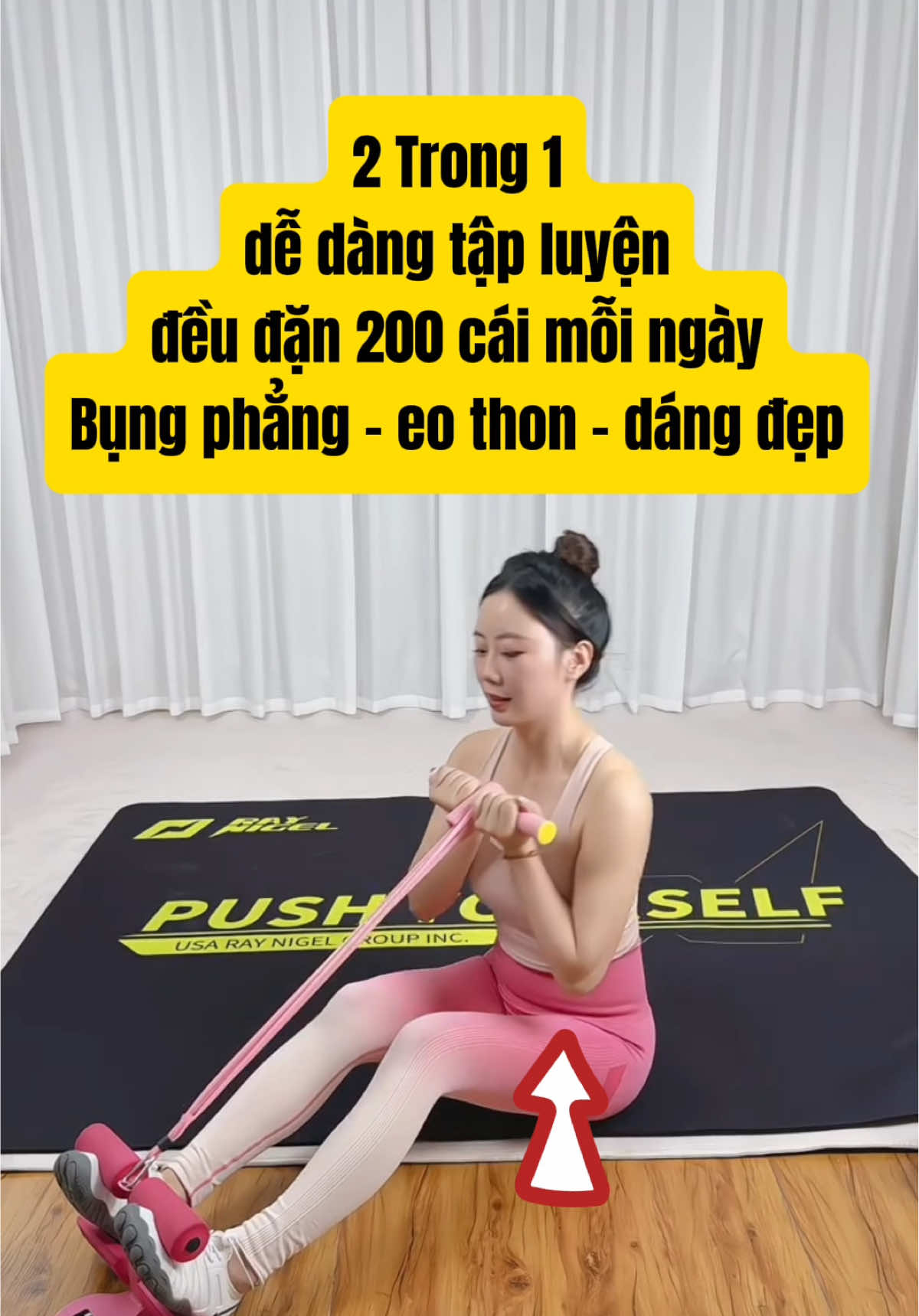 Dụng cụ tập bụng tại nhà 2 trong 1 #Fitness 
