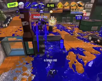 Ouch #splatoon #splatoon3 #splatoonclips #golddynamoroller #ouch 