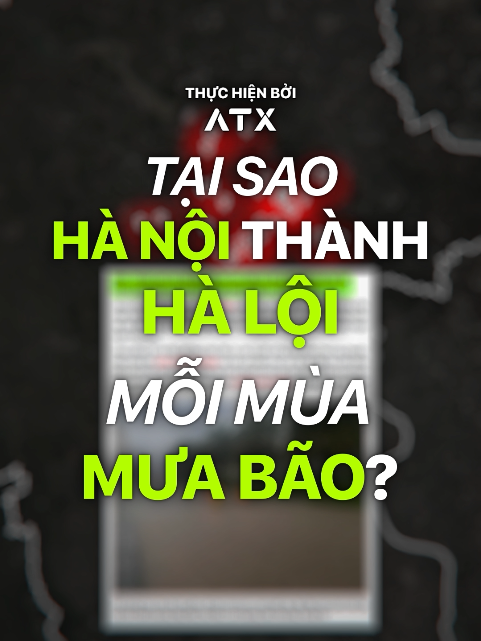 Tại sao Hà Nội trở thành Hà Lội mỗi mùa mưa bão? #hanoi #tintuc #kinhte #tinhbaothitruong #boxstudio 