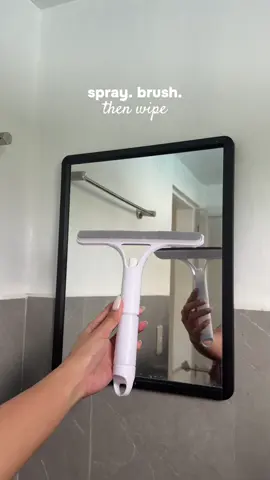 Ang easy nalang mag linis ng mirror or window dahil dito! #windowcleaner #glasscleaner  #windowwiper #wipercleaner #mirrorcleaner 