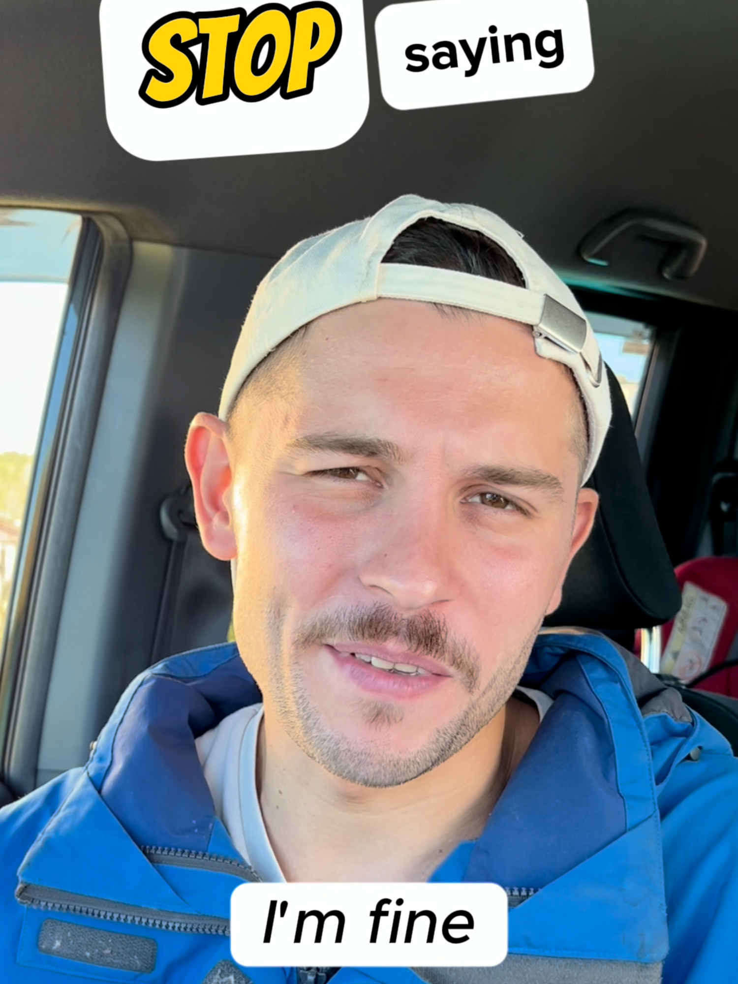 Stop saying i'm fine all the time #englishteacher #english