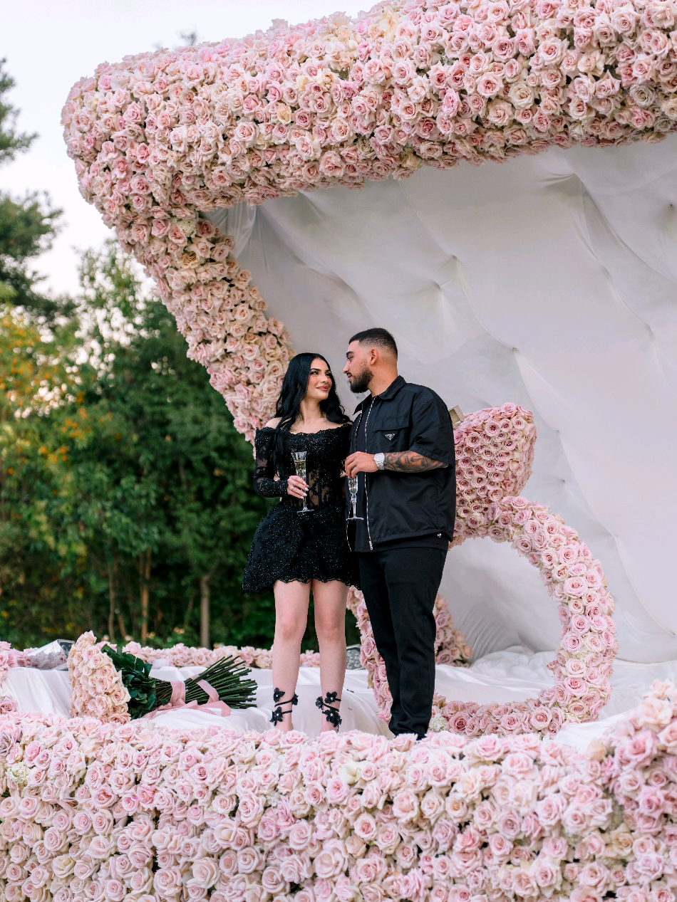 Honestly, how could anyone say no? 💍🥹 #lebaneseweddings #bestproposal #willyoumarryme #shesaidyes #califroniaweddings 