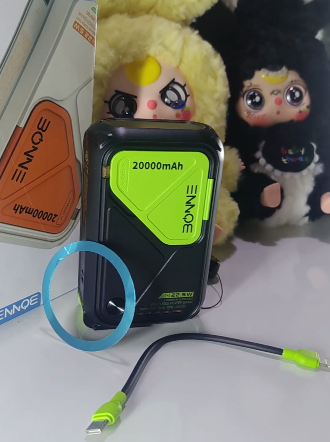 🔋 Sạc Dự Phòng Bonne TECH BP08 ⚡ Dung lượng 10.000mAh / 20.000mAh ⚡ Hỗ trợ sạc nhanh 22.5W – đầy pin siêu tốc 📡 Sạc không dây + có dây, tiện lợi mọi lúc 🔌 4 in 1: Vừa là sạc dự phòng, vừa kiêm củ sạc nhanh 📱 Tích hợp giá đỡ điện thoại – vừa sạc vừa xem phim, chơi game cực đã 🎁 Tặng kèm túi đựng + dây sạc #sacduphong #sacnhanh #bonnetechnologique #bp08 #sac20kmah 