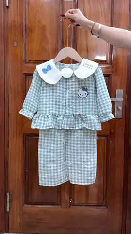 Bộ quần ao pijama cho bé gái #tiemmeken #bochobegai #bobegai #setbobegai #bopijamachobe 