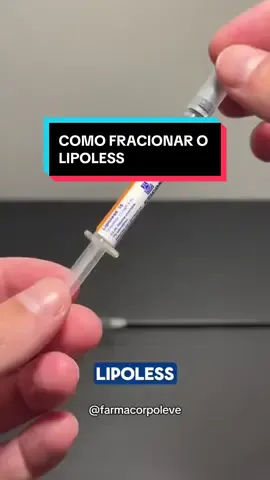 Como fracionar o lipoless… TEMOS A PRONTA ENTREGA PARA TODO O BRASIL 🇧🇷  #lipoless #emagrecer #emagrecimento #fyp 