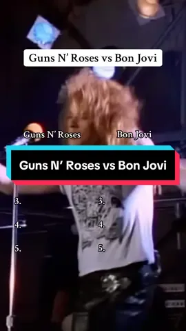 i love both of them😩 #fyp #viral #song #songs #music #rock #rockband #gunsnroses #bonjovi #throwback #80smusic #80s #90s 