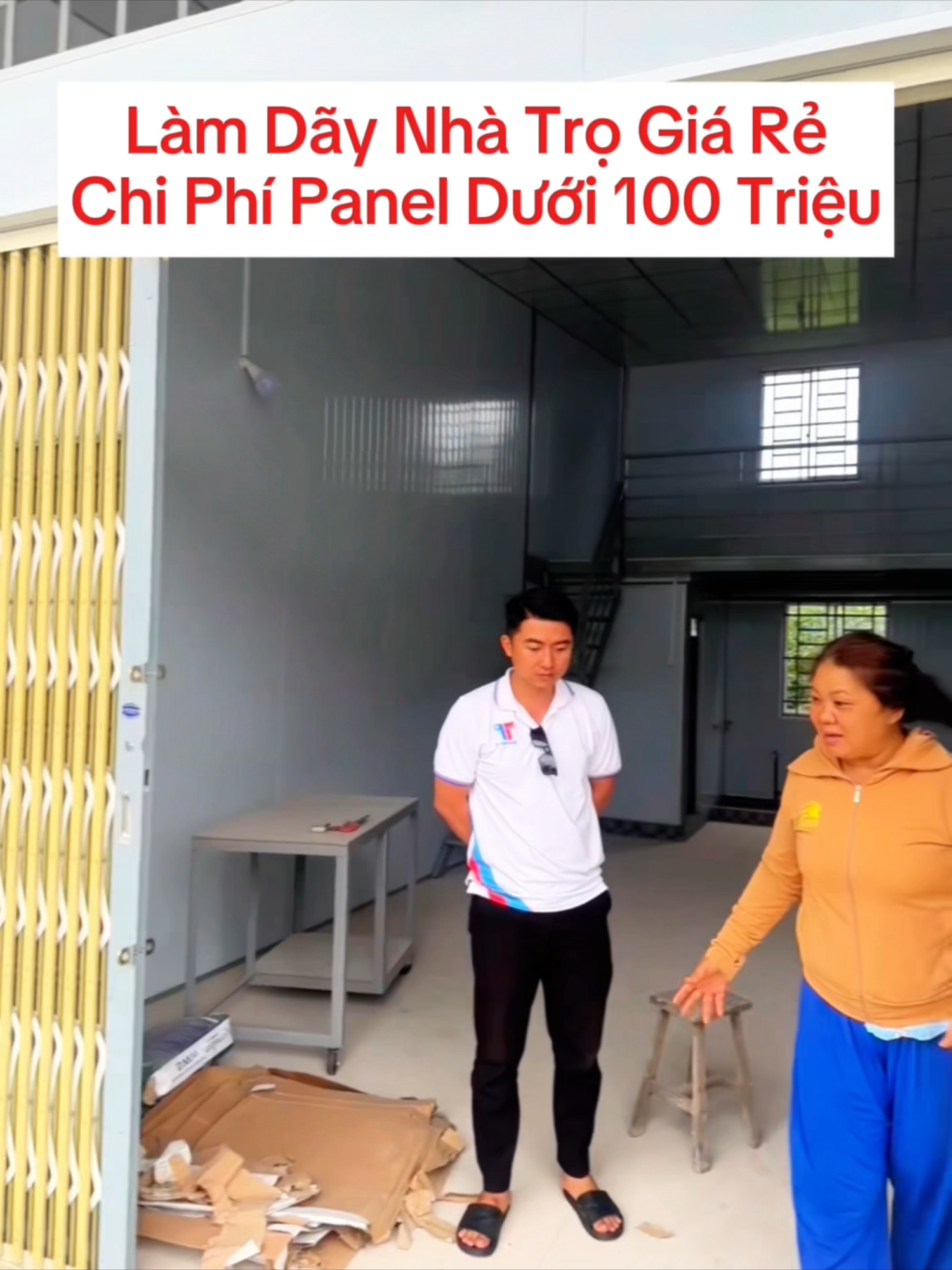 Làm Dãy Trọ Giá Rẻ Chi Phí Panel Dưới 100 Triệu #nhadep #nhalapghep #nhagiare #panelcachnhiet #cachnhiet #cachnhietthinhphat