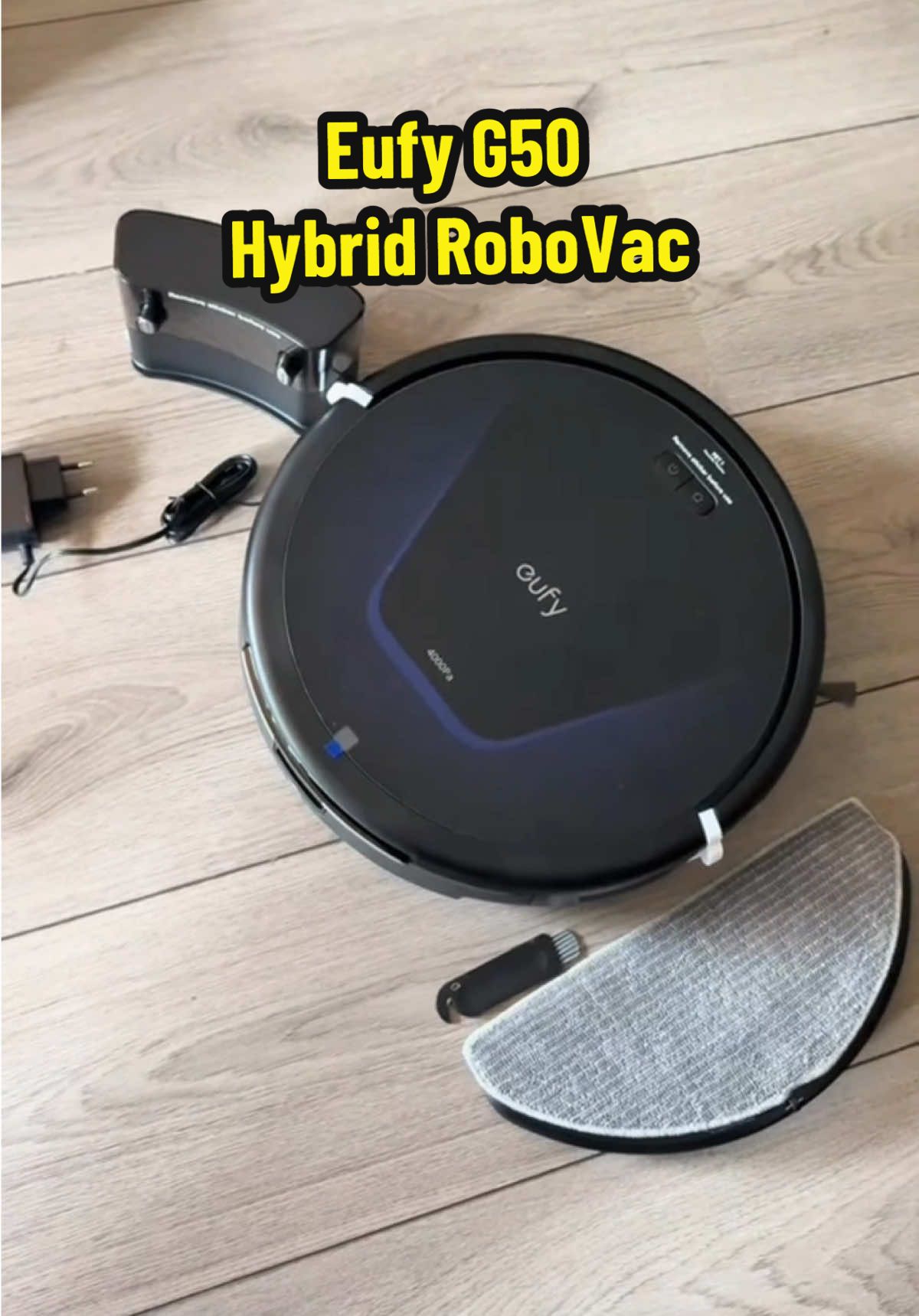Eufy G50 Hybrid RoboVac | Powerful 2-in-1 Vacuum & Mop #Eufy #EufyG50 #RoboVac #HybridVacuum #RobotVacuum #SmartCleaning 