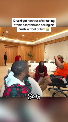 Druski got nervous after taking off his blindfold and seeing his crush in front of him 😭 #kaicenat #druski #kevinhart 