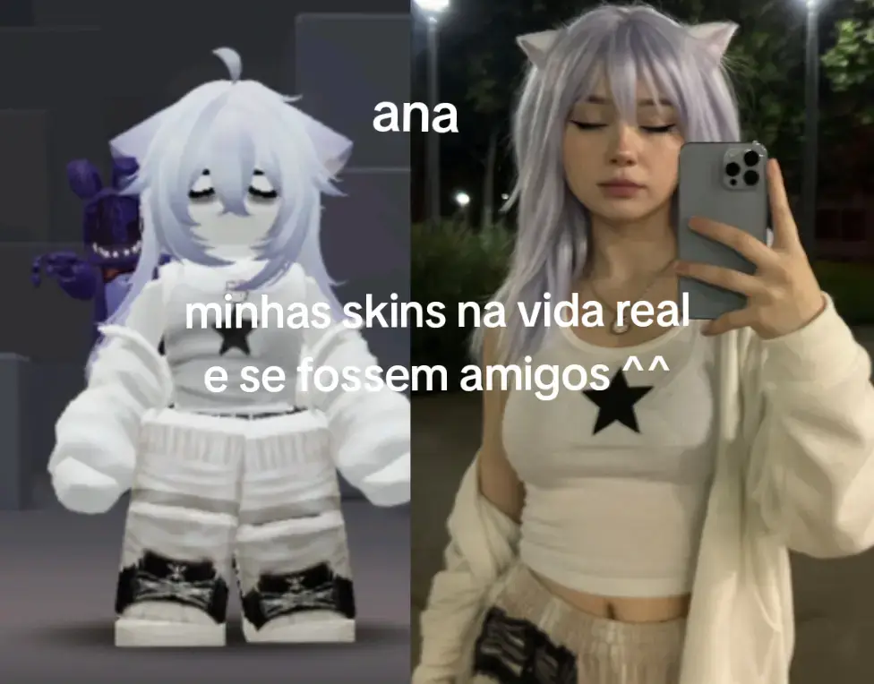 ameii dmss Crie uma imagem que se pareça com uma selfie tirada com um iPhone. Não deve haver assunto claro ou composição específica, apenas um instantâneo casual e não intencional. A imagem deve ser ligeiramente desfocada pelo movimento e iluminada uniformemente pelos postes de luz. A proporção deve ser 9: 16. Não deve parecer gerado por Al, mas sim como se tivesse sido tirada por uma pessoa real. e depois usei : Junte todos esses amigos em uma foto.Crie uma imagem que se pareça com uma selfie tirada com um iPhone. Não deve haver assunto claro ou composição específica, apenas um instantâneo casual e não intencional. A imagem deve ser ligeiramente desfocada pelo movimento e iluminada uniformemente pelos postes de luz. A proporção deve ser 9: 16. Não deve parecer gerado por Al, mas sim como se tivesse sido tirada por uma pessoa real. #reallife #animation #roblox #alternative #amigos 