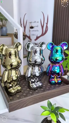 Gấu beabrick đút tiền decor trang trí #gaubearbrick #gaubearbrickdecor #trangtridecor #gautietkiem #xuhuong 