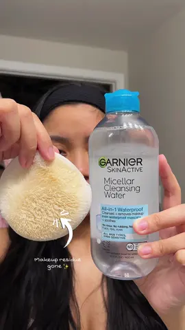 #giftedbygarnier  New obsession unlocked🤭✨ @GarnierUSA  #garnier #cleansingwater #cleansingpads #skincare