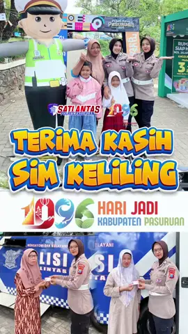 Pelayanan SIM Keliling Pekan Raya Hari Jadi Kabupaten Pasuruan. Terimakasih atas kunjungannya dari awal pekan raya hingga hari terakhir pelayanan SIM keliling di Taman Kartika Candra Wilwatikta Pandaan. Terimakasih sudah berkunjung untuk memperpanjang dan tertib dalam administrasi berkendara. Sampai berjumpa di lain waktu dan kesempatan ya. SIM Keliling tetap ada dan akan kami update untuk jadwal lokasi keberadaan Pelayanan. Polri Untuk Masyarakat. Polantas Presisi Wujudkan Indonesia Maju. 👮🏼👮🏼👮🏼 #satlantaspolrespasuruan  #humaspolrespasuruan #ditlantaspoldajatim #polantasjatim #poldajatim          