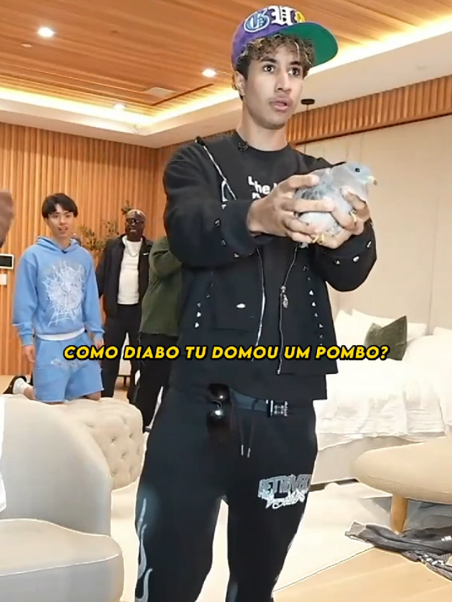 Tota domando pombo na casa do Kevin Hart 😂 #tota #kaicenat #kevinhart #mafiathon3 #legendado 