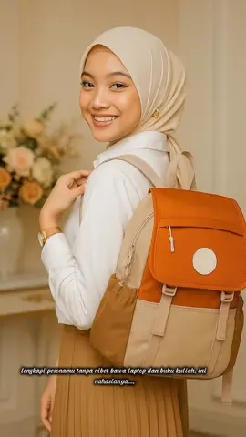 Bawa laptop + buku kuliah tapi nggak muat? 🤯 Flappy Backpack muat laptop 14 inci + banyak barang tanpa bikin kamu ribet. Cocok buat sekolah, kuliah, sampai jalan bareng temen ✨ 👉 Klik link sekarang biar nggak kehabisan! #taswanita #tasestetik #tasransel #tasbackpack #tiktokshopping ”