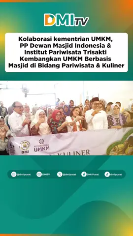 Kalborasi Kementrian UMKM  PP Dewan Masjid Indonesia & institut Pariwisati Trisakti Kembangkan UMKM Berbasis Masjid di Sidang Pariwisata & Kuliner  #umkm #trisakti #pariwisata #news #kembangkan 