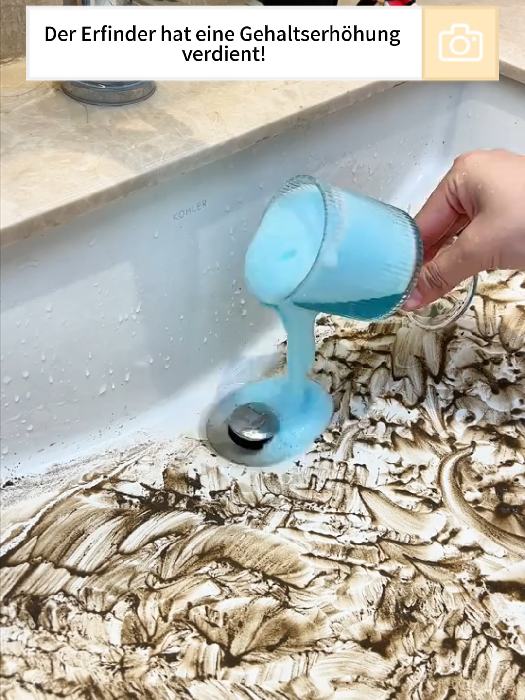 Ein Must-have! Dieser Pop-up-Spülbeckenstöpsel lässt Ihre Küche sofort sauber, ordentlich und schön aussehen 💖🍳#tikto #fyp