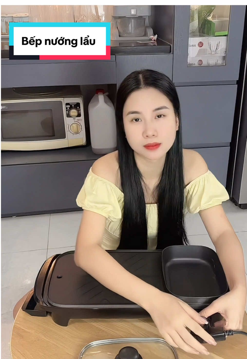Bếp điện lẩu nướng đa năng #beplaunuong #beplaunuong2trong1 