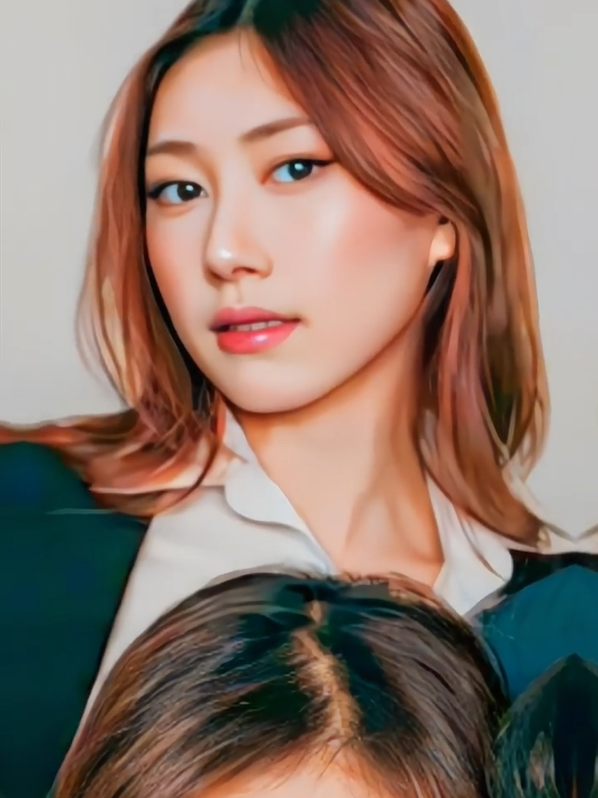 Visual Rambut Merah Kece Abiss  .  .  .  #jessijkt48 #fyp