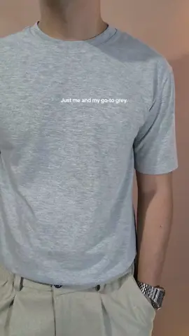 Affordable Grey Plain Tshirt Unisex. #tshirt #grey #plaintshirt #menswear #basicoutfit 