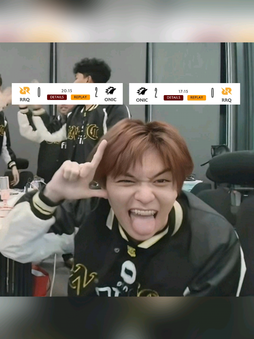 langsung dikasih telur gini 🥶 #onicesport #rrqhoshi #rrqrinz #mplindonesia