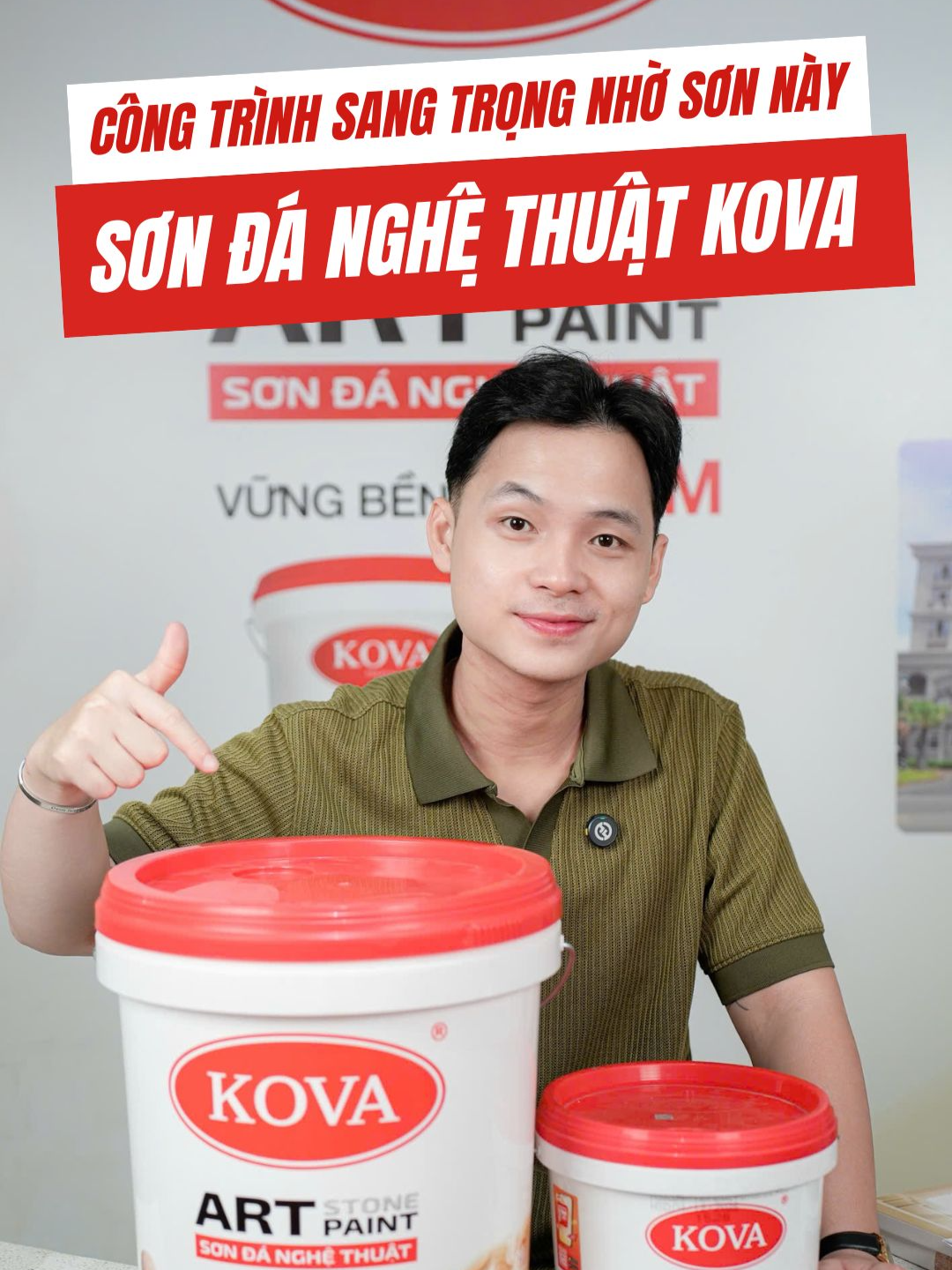 Sơn Đá Nghệ Thuật KOVA – từ siêu biệt thự đến resort đẳng cấp đều chọn! Bền – Đẹp – Sang, nhìn là mê #paintmart #sieuthisonpaintmart #kova #sondakova #songiada