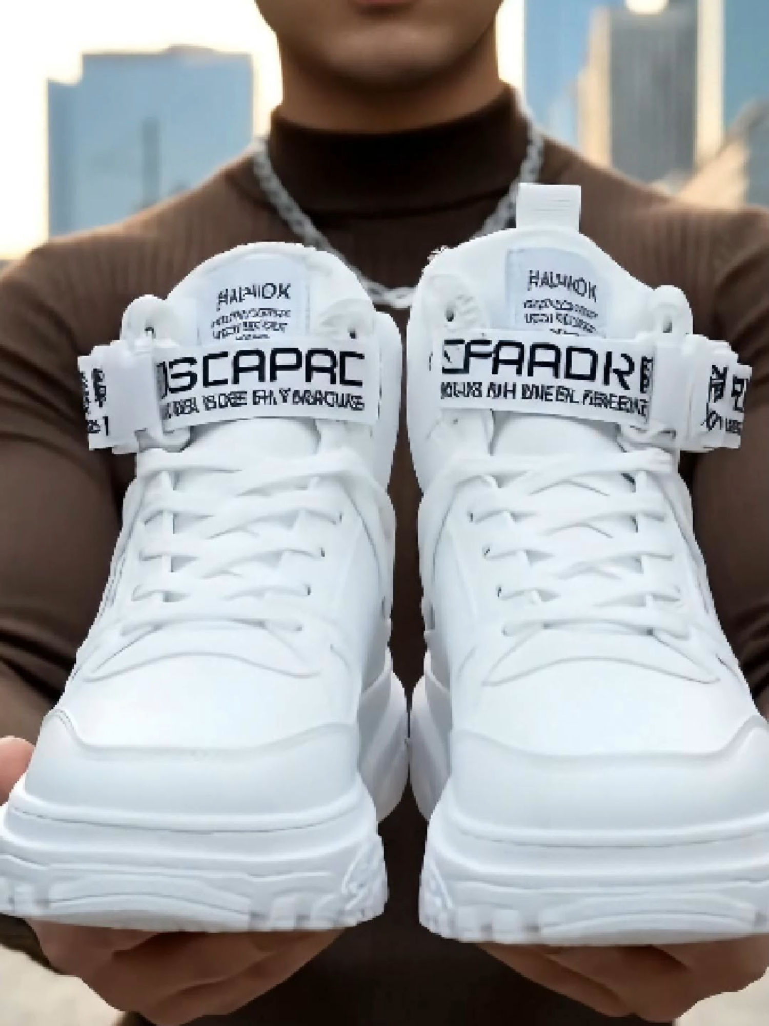 Giày cổ cao đen – trắng, bước đi tự tin, phong cách bùng nổ ✨🚶‍♂️ Một đôi giày – nâng tầm cả outfit. Bạn xứng đáng có đôi giày này! #giày #giàynam #giaynam #sneaker #thoitrang #thoitrangnam #xuhuongtiktok